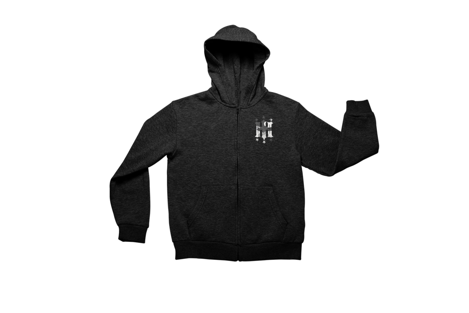 Hustle Harder Zip Up "Dark Camo"