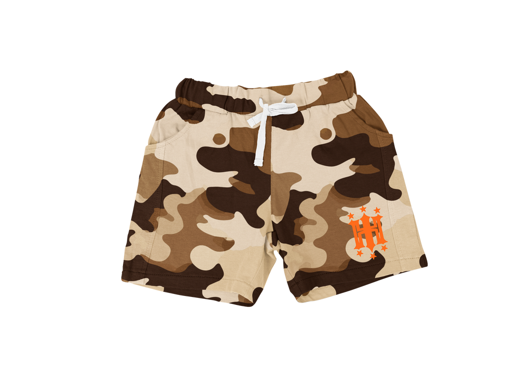 Hustle Harder Shorts Camo