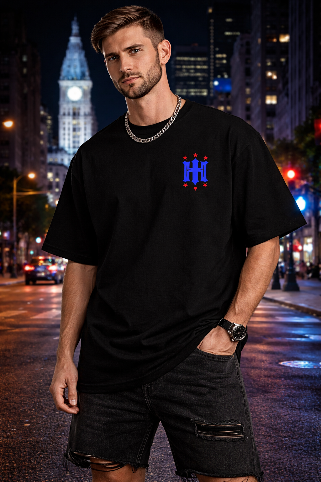 Hustle Harder Philly Edition Oversized Tee