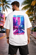 Huslte Harder Miami Edition Oversized Tee