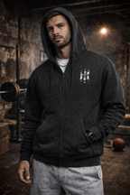 Hustle Harder Zip Up "Dark Camo"